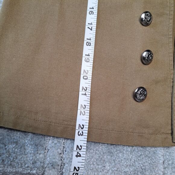 MISSLOOK CARDIGAN BLAZER JACKET WOMENS SIZE XL OPEN FRONT ARMY GREEN BUSINESS - Picture 9 of 10